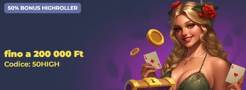 50 bonus high roller