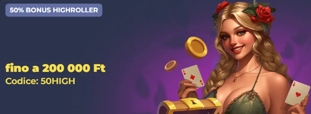 50 bonus high roller